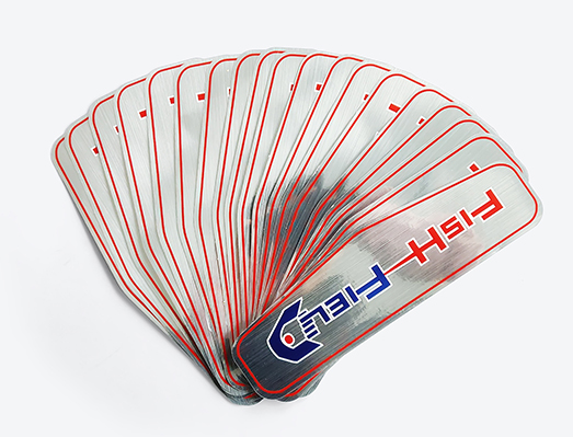 拉絲銀仿金屬標(biāo)簽