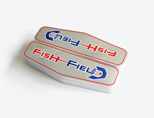 拉絲銀仿金屬標(biāo)簽